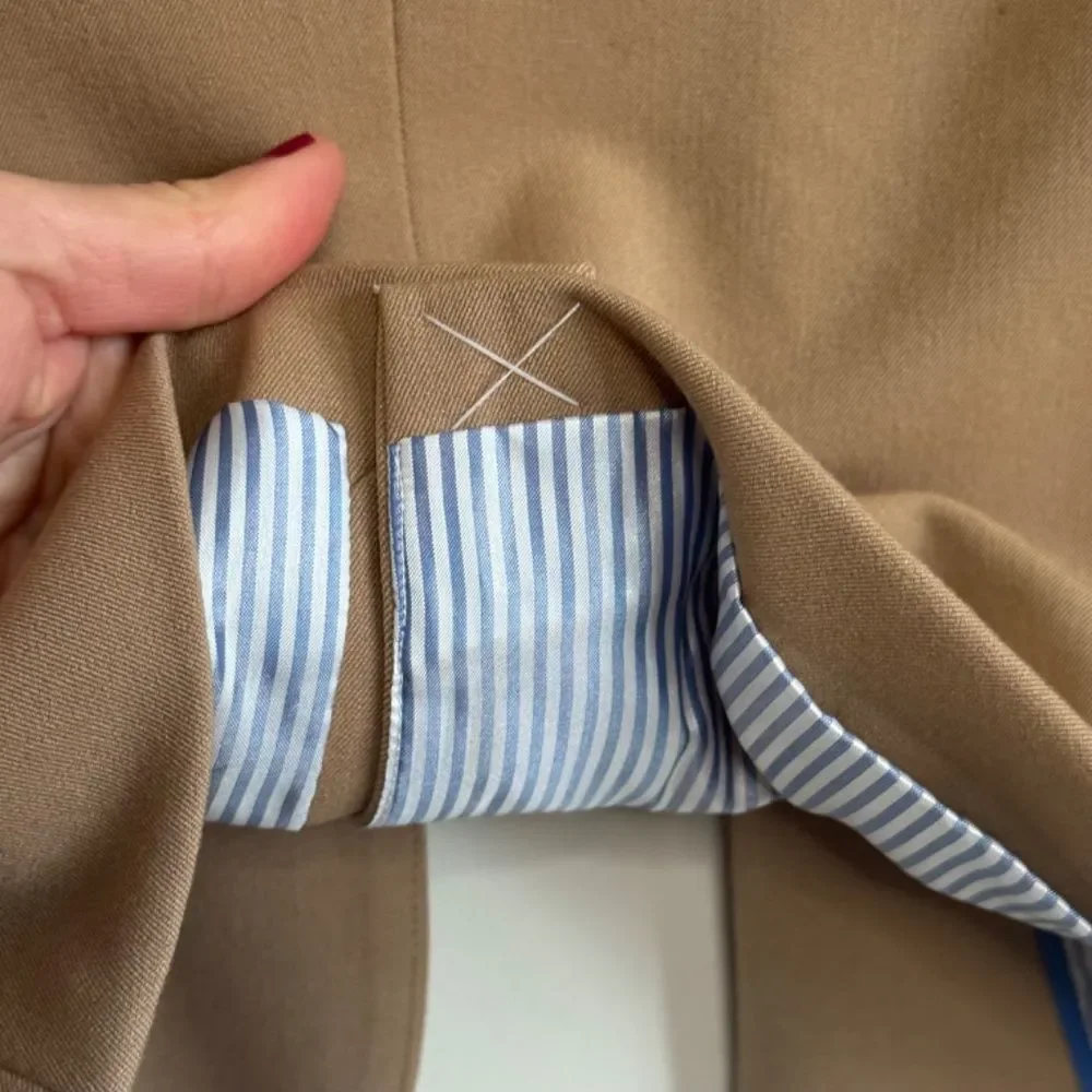 J. Crew Style #J4548 Schoolboy Blazer - Tan | Size 10